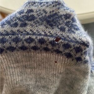 Blue Patterned Sweater